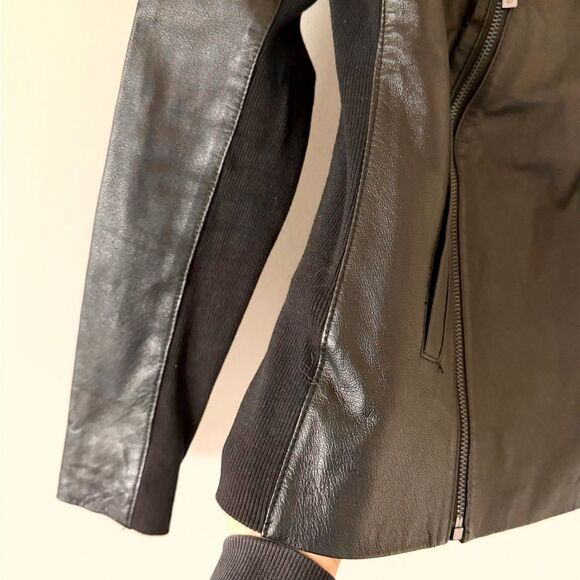 Kirna Zabete for Target Leather Jacket in Black Size S - Picture 3 of 7